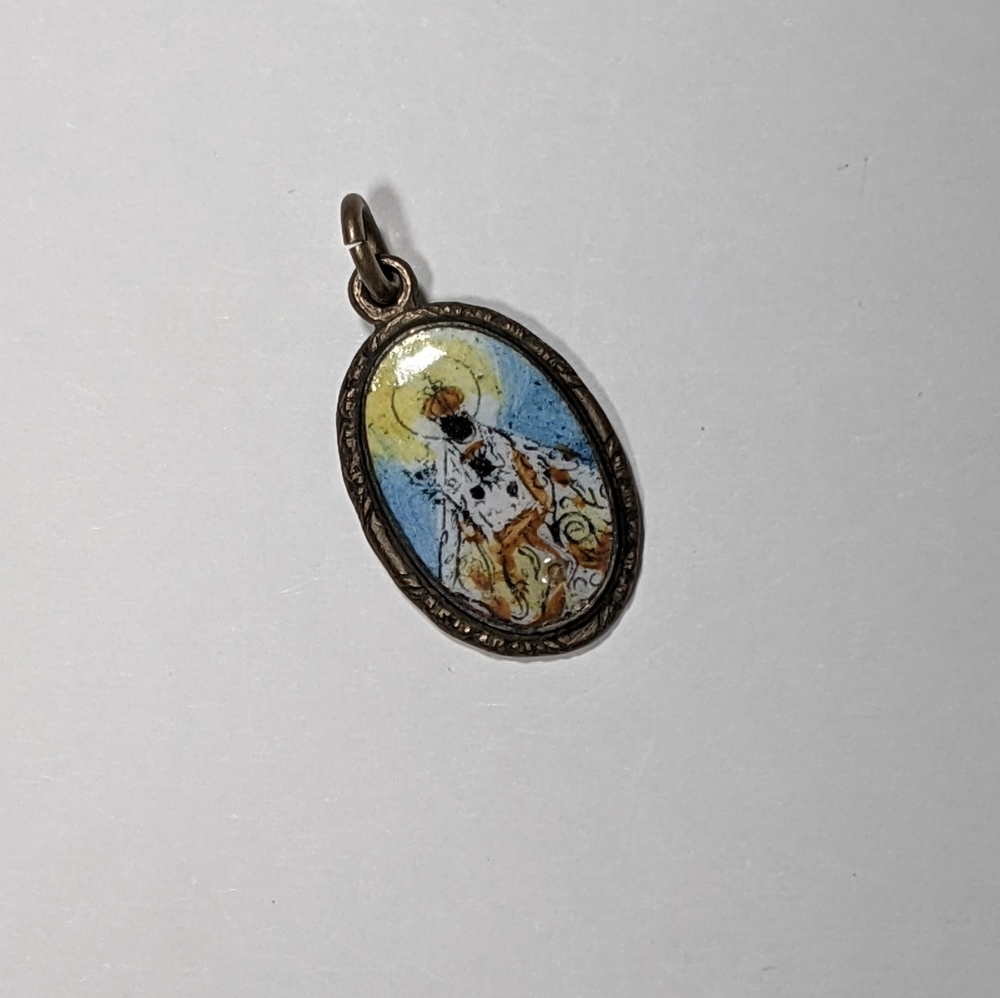 Vintage Tindari Basilica Charm Black Madonna